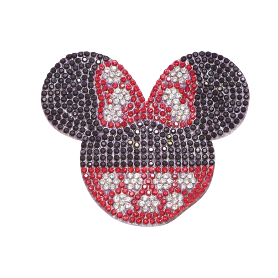 Rhinestone Applique Minnie Patch