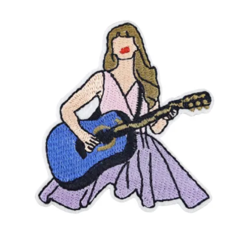 Embroidered Taylor Swift Guitar Patch