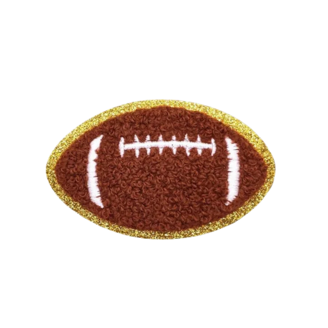 Chenille Football Patch