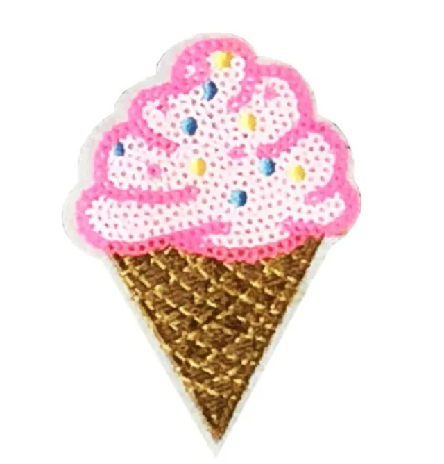 Sequin Ice Cream Sprinkle Patch