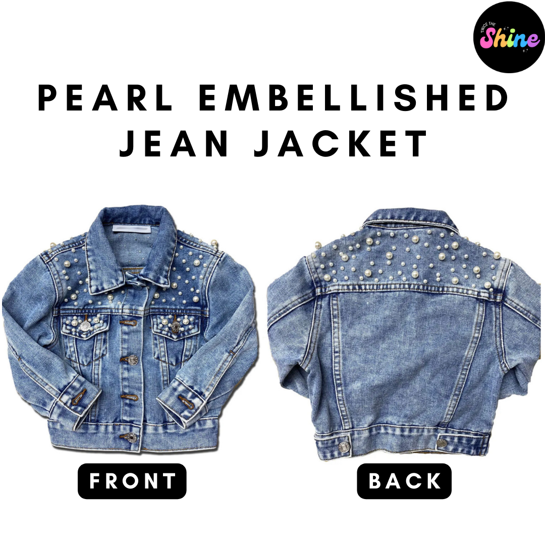 Flower girl jean jacket clearance