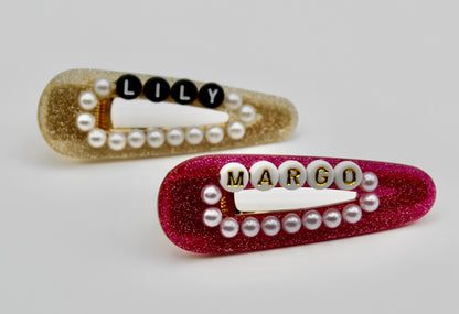 Sparkly Pearl & Rhinestone Hair Clip