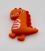 Orange Dino Charm
