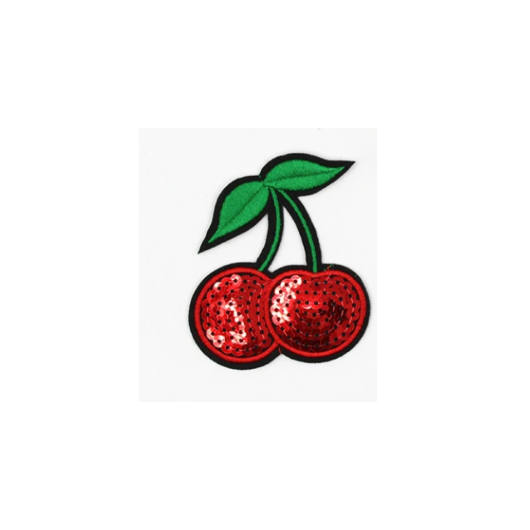 Sequin Cherry Patch
