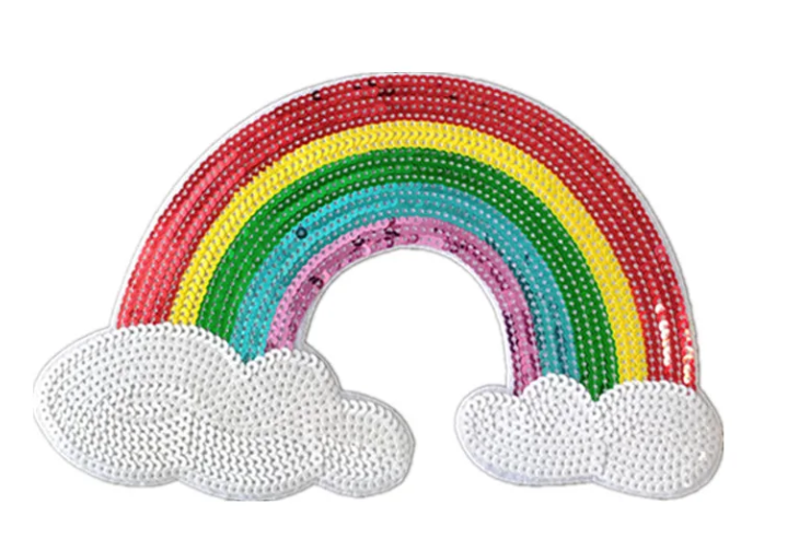 Sequin Rainbow Patch