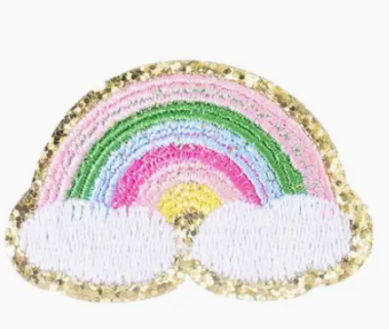 Embroidered Pastel Rainbow Patch