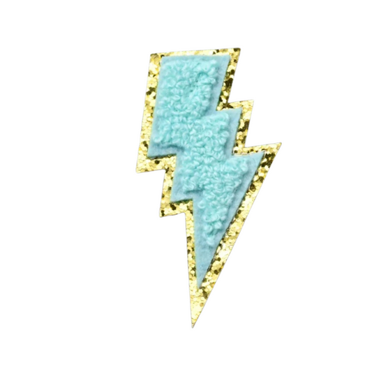 Chenille Aqua Lightning